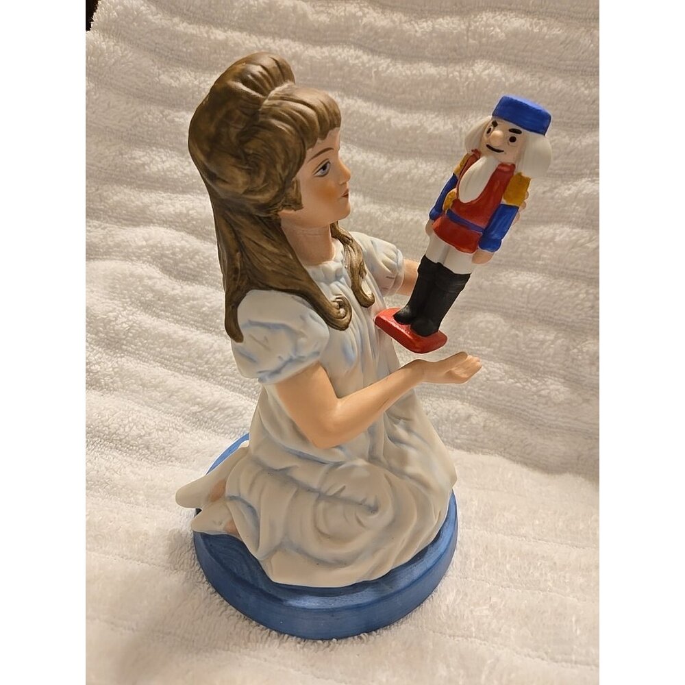 “Clara And Nutcracker” 1979 Viletta Porcelain Christmas Figurine # 393 Limited E
